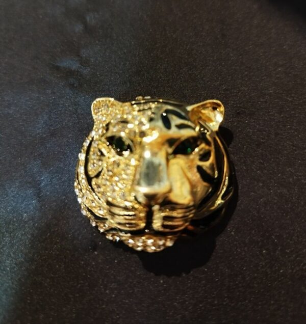 Broche Tigre Doré